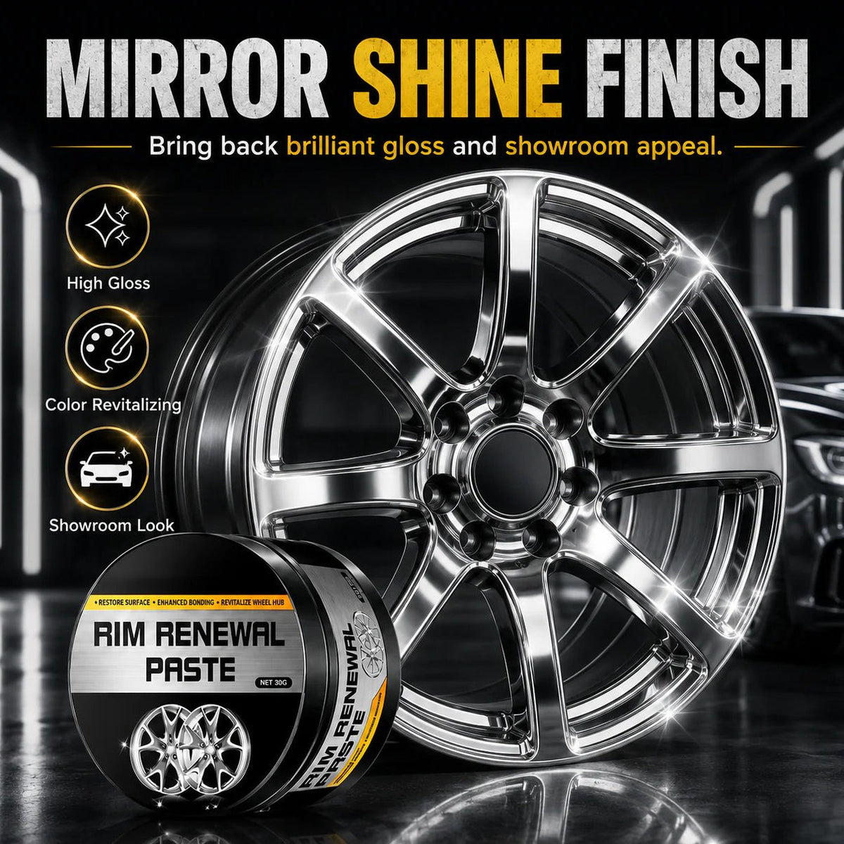 2026 HOT SALE50K+ SOLD! All‑in‑One Wheel Restoration Paste