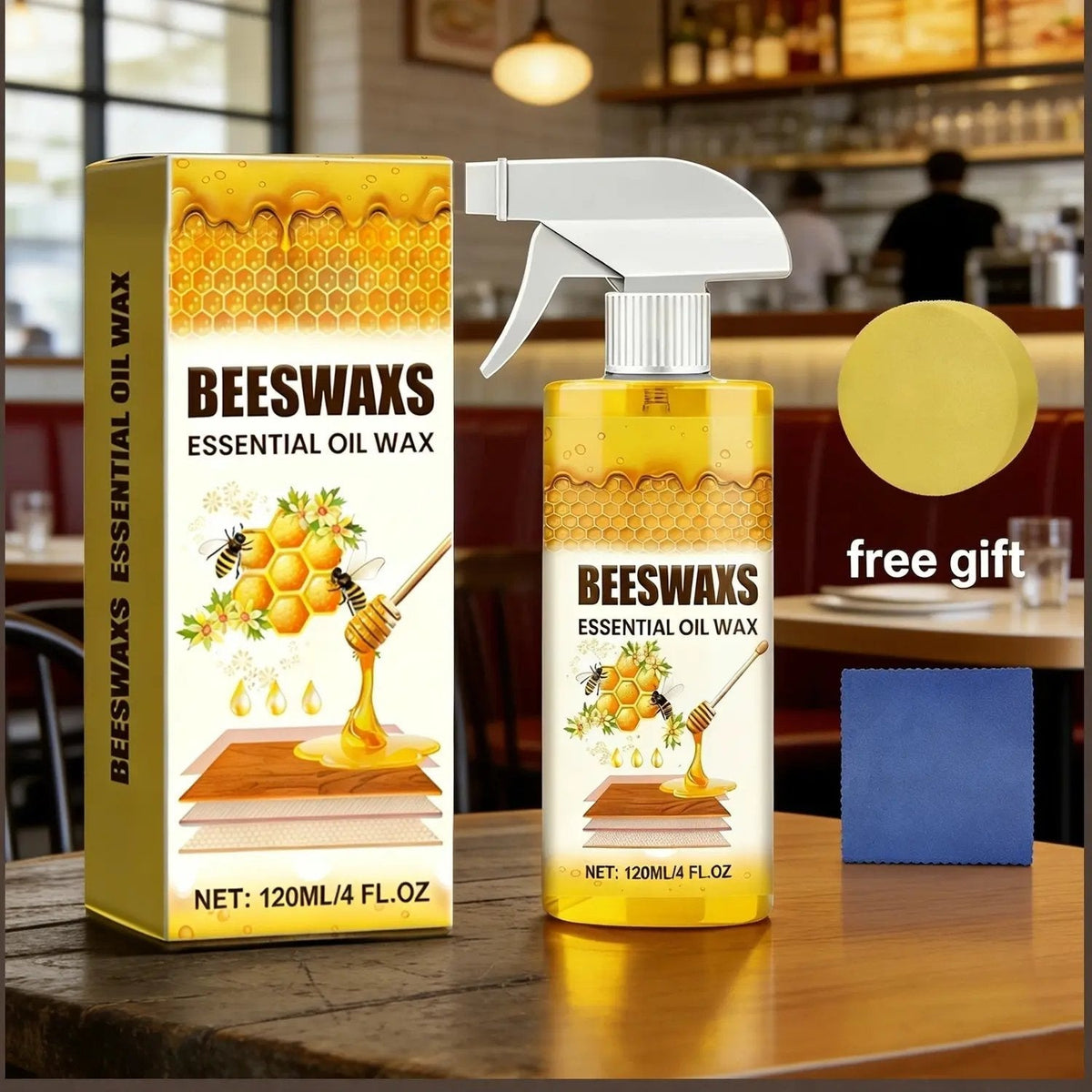 Beeswax Wood Polish Spray – Restore, Protect & Bring Back Natural Wood Shine