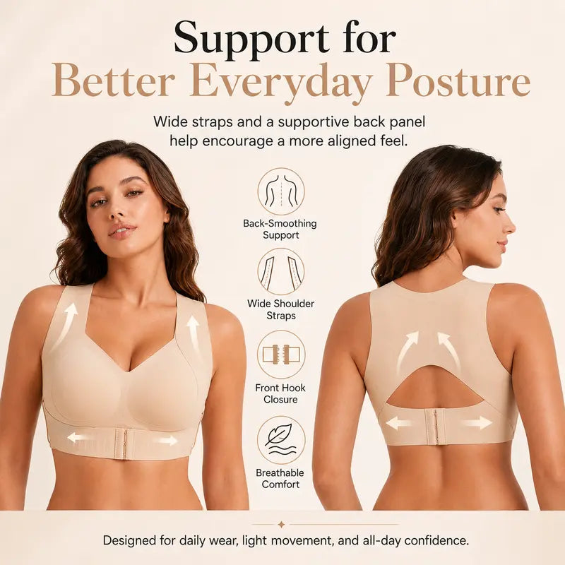 Women's Wireless Bra,Soft Breathable Non-removable Moulded Cups