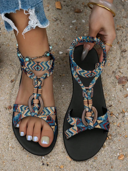 Women's Boho Rubber Sandals