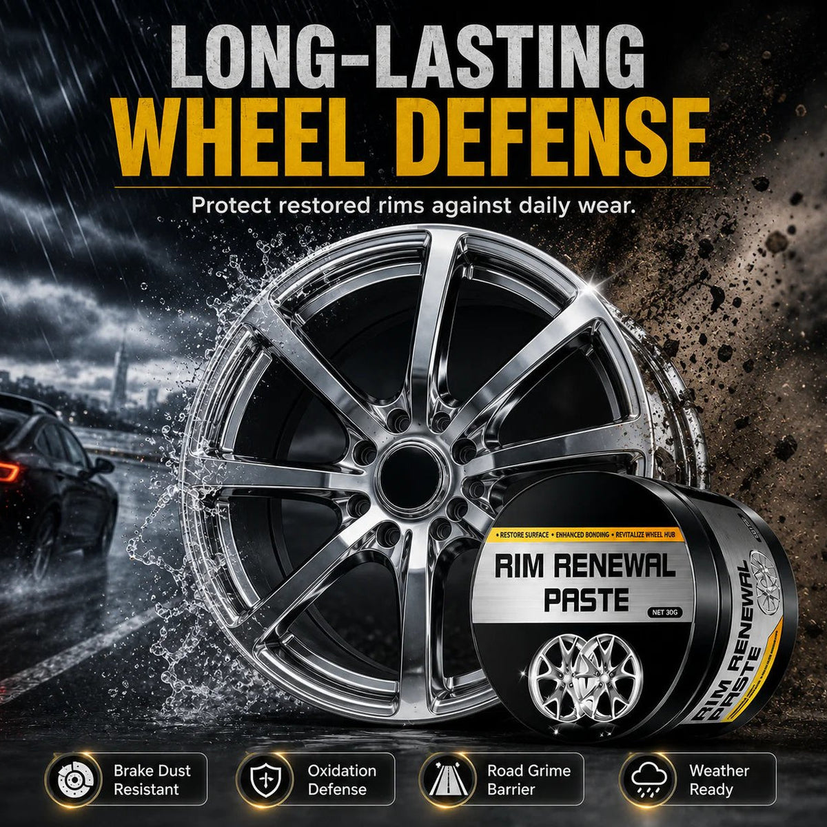 2026 HOT SALE50K+ SOLD! All‑in‑One Wheel Restoration Paste