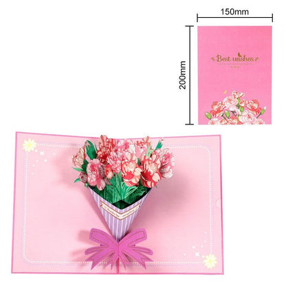 Paper Love Mother's Day Card, Happy Mothers Day Pop Up Card 3D Design