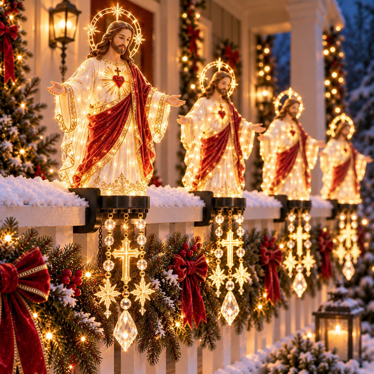 LAST DAY 49% OFF Sacred Christmas Railing Lights