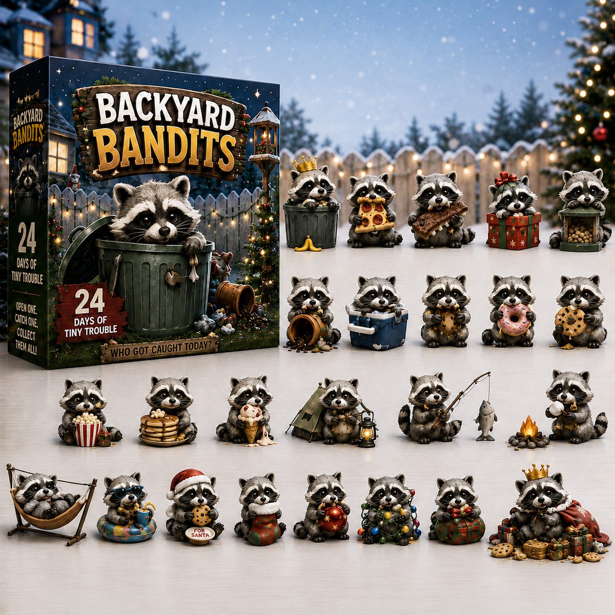 Backyard Bandits Advent Calendar – 24 Days of Tiny Trouble