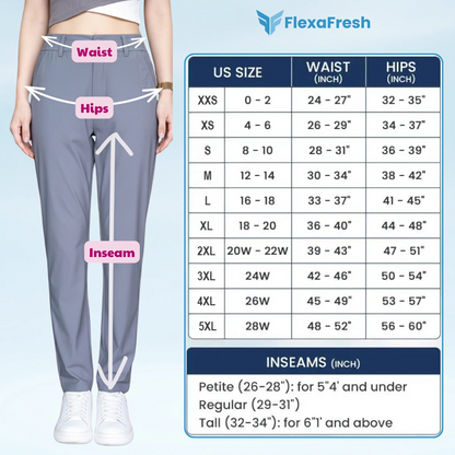 FlexaFresh - Unisex Ultra-Stretch Ice Silk Casual Pants