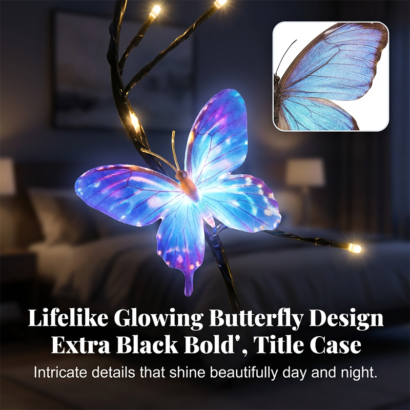 HOT SALE50K+ SOLD!Romantic Butterfly Vine LED Lights