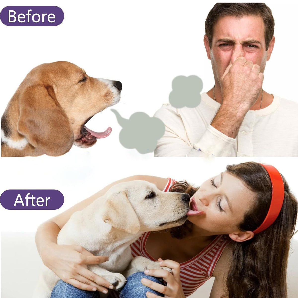Pet Oral Care Foam – Removes Odors & Promotes Healthy Teeth and Gums