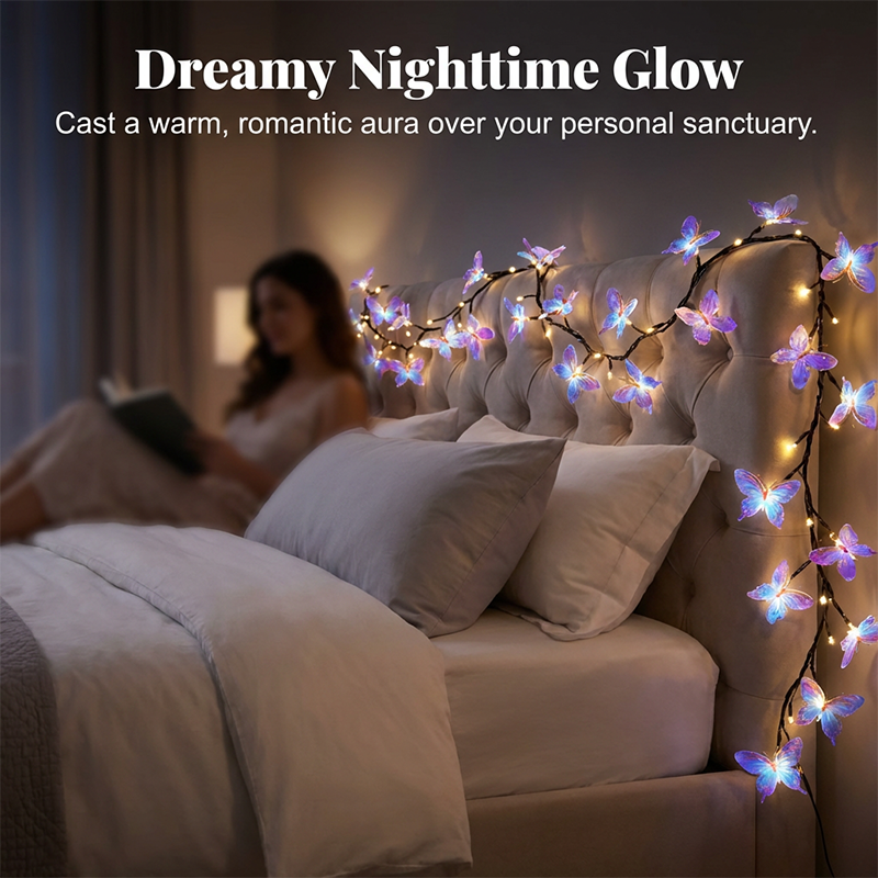 HOT SALE50K+ SOLD!Romantic Butterfly Vine LED Lights