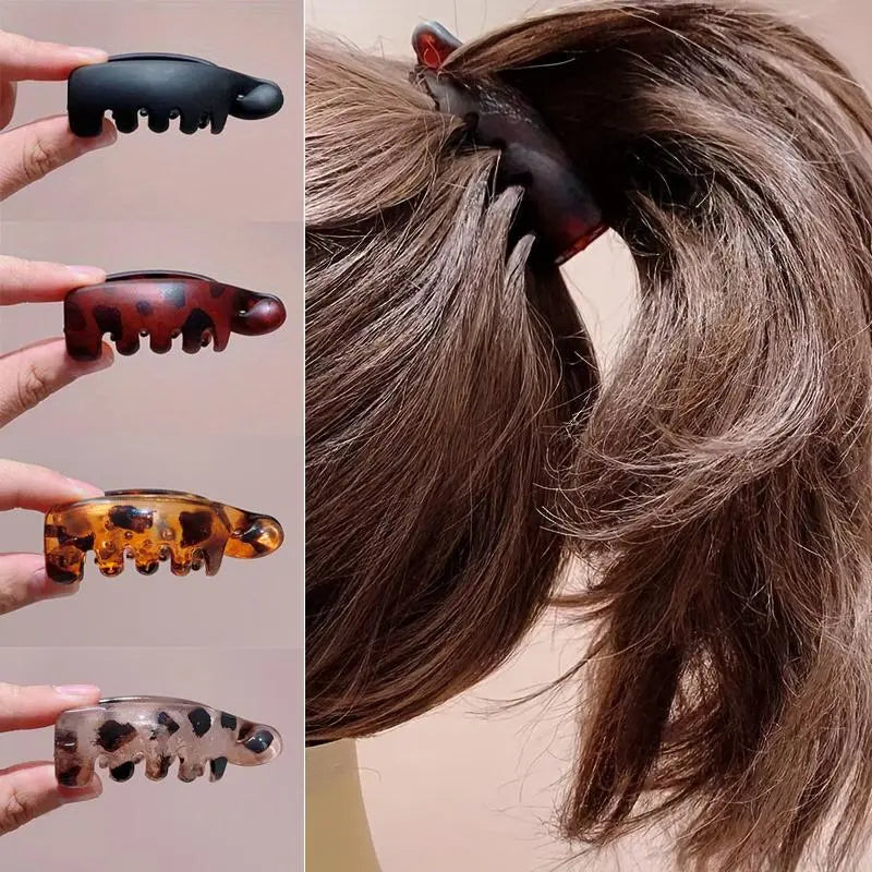 Hot Sale 50% OFF | Mini Non-Slip Banana Hair Clips | Lightweight Grip for Thin & Fine Hair (4PCS)