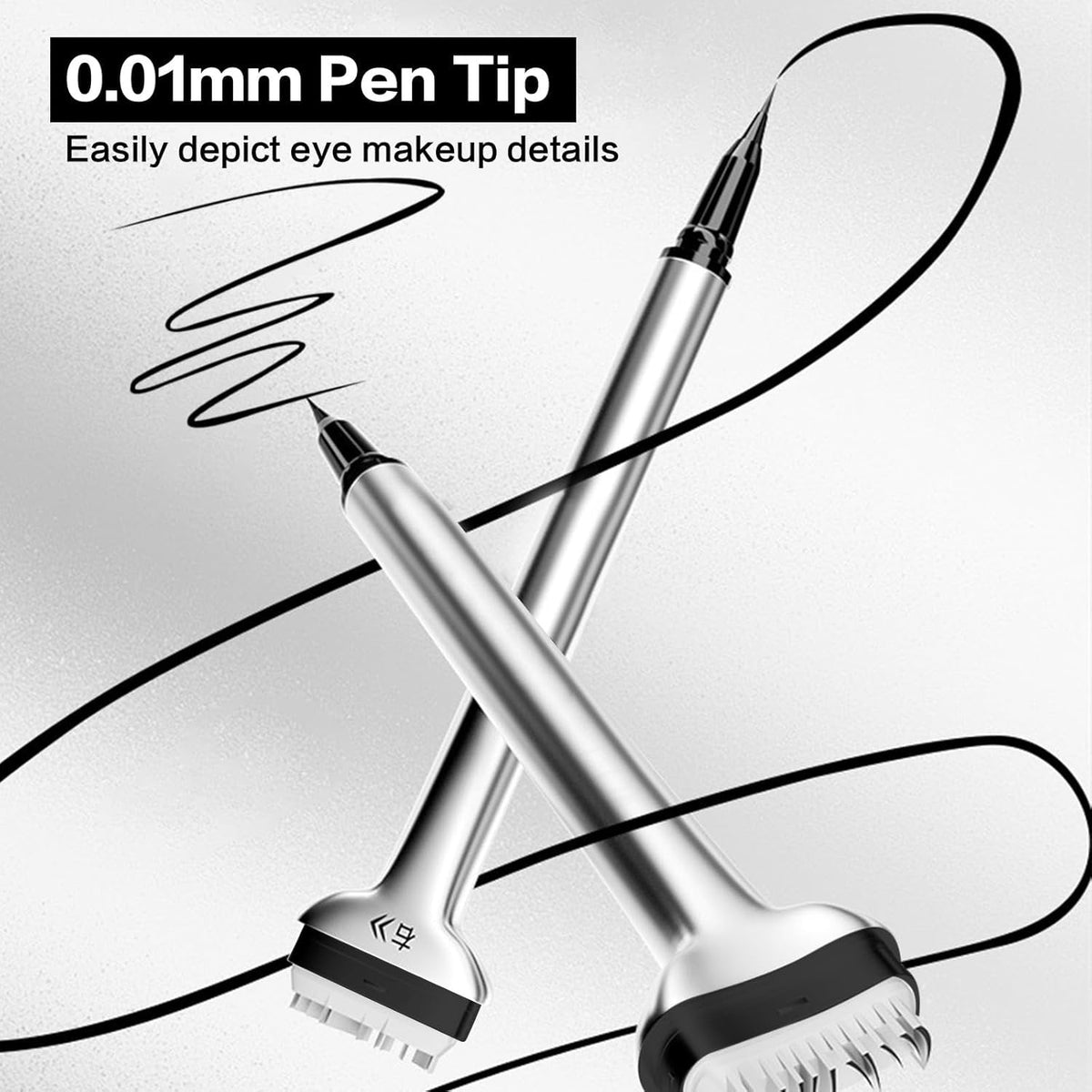 Reusable Lower Eyelash Stamp & Fine Liner Makeup Kit