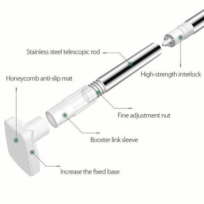 Upgraded Drill-Free Telescopic Tension Rod – Strong Hold, No Wall Damage