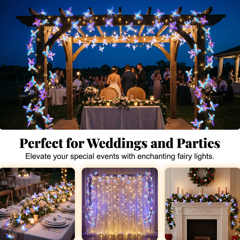 HOT SALE50K+ SOLD!Romantic Butterfly Vine LED Lights