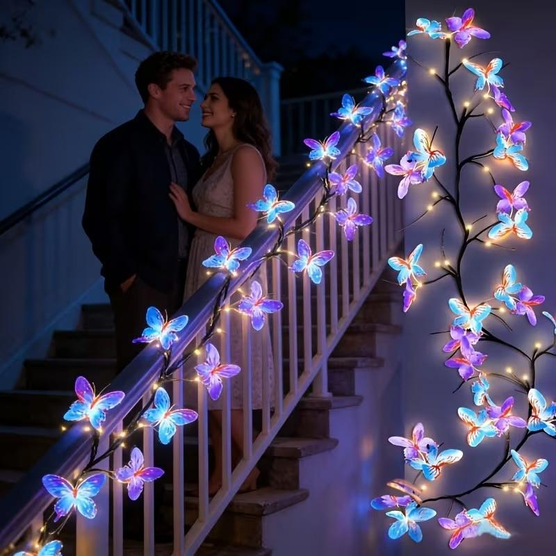 HOT SALE50K+ SOLD!Romantic Butterfly Vine LED Lights