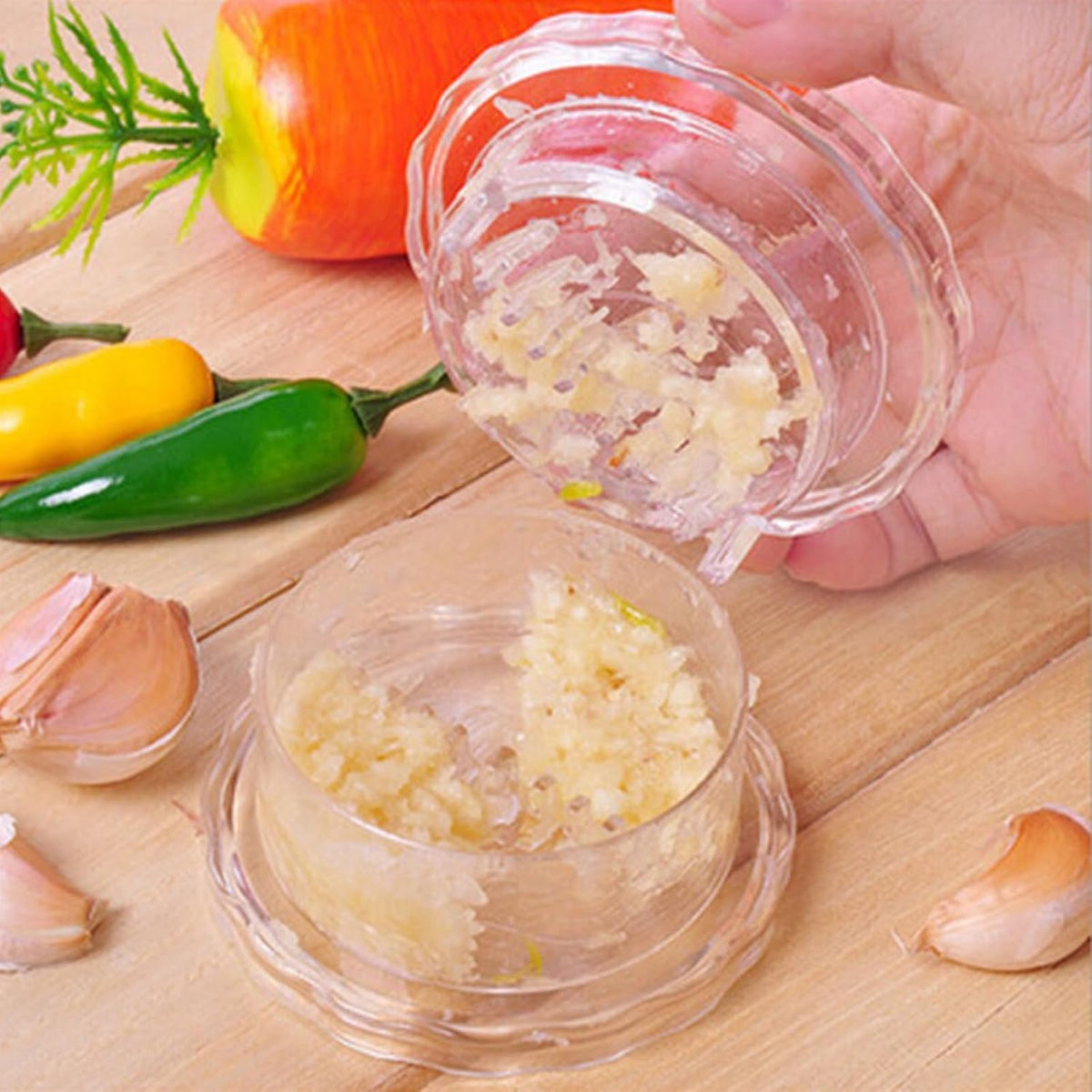 2 PCS Manual Garlic Twister Mincer Kitchen Gadget Gift