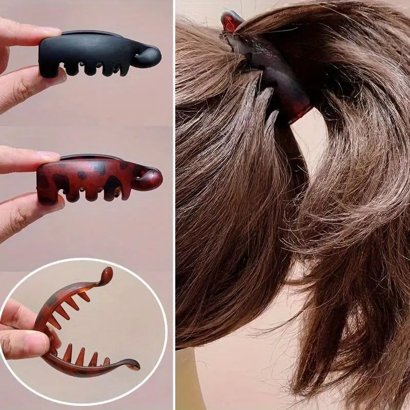 Hot Sale 50% OFF | Mini Non-Slip Banana Hair Clips | Lightweight Grip for Thin & Fine Hair (4PCS)