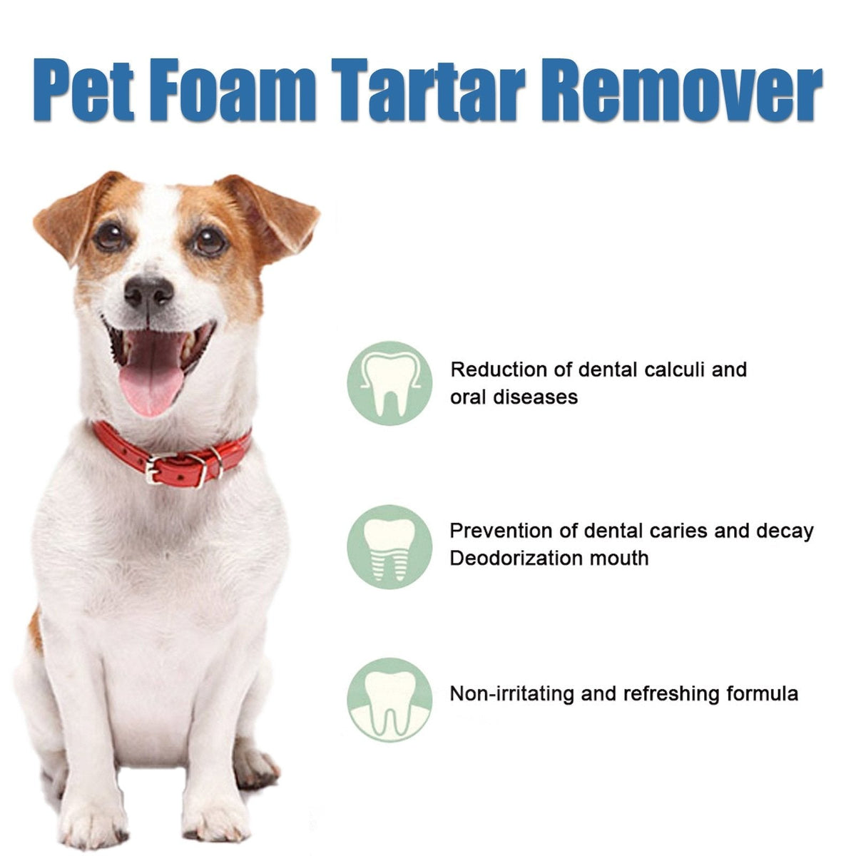 Pet Oral Care Foam – Removes Odors & Promotes Healthy Teeth and Gums