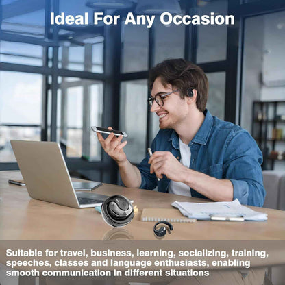 63% OFF Wireless Translator Earbuds – Smart Real-Time Language Assistant