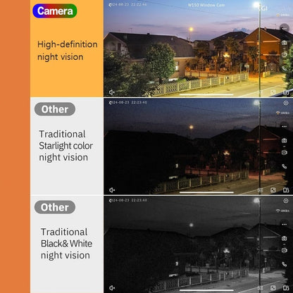 crystal-clear 2K security camera Color Night Vision 24/7 Recording & Smart Alerts Easy Install!