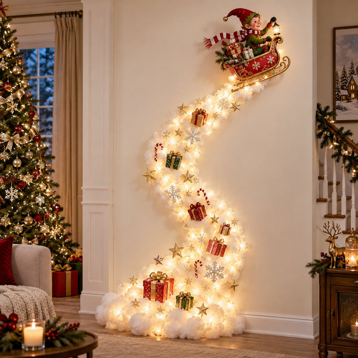 Christmas Wonderland Wall Light – Bring a Cozy Holiday Glow Home
