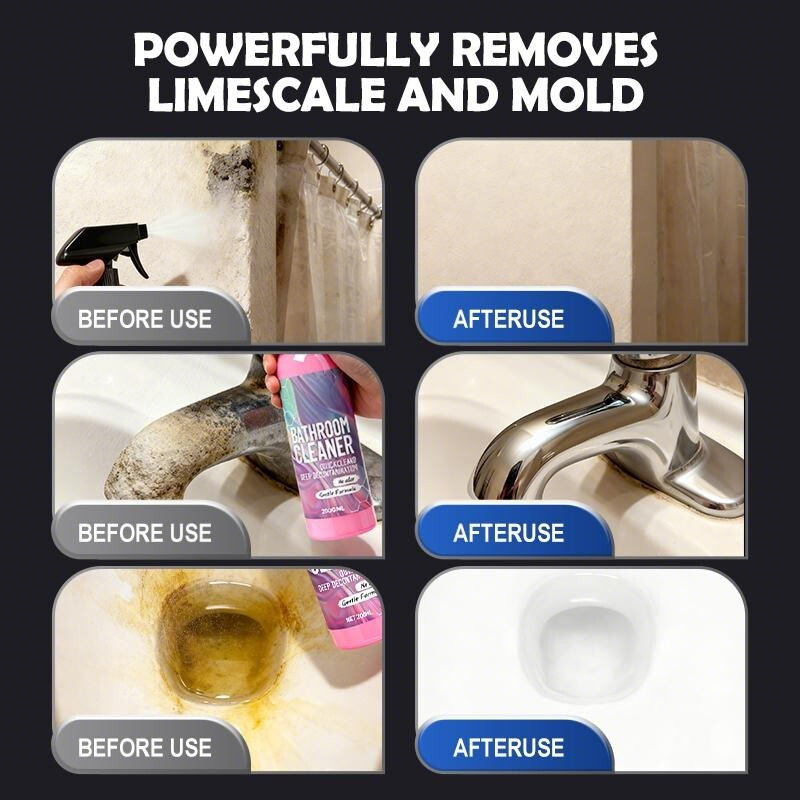 Bathroom Cleaner: Sparkle in Seconds, No Harsh Fumes