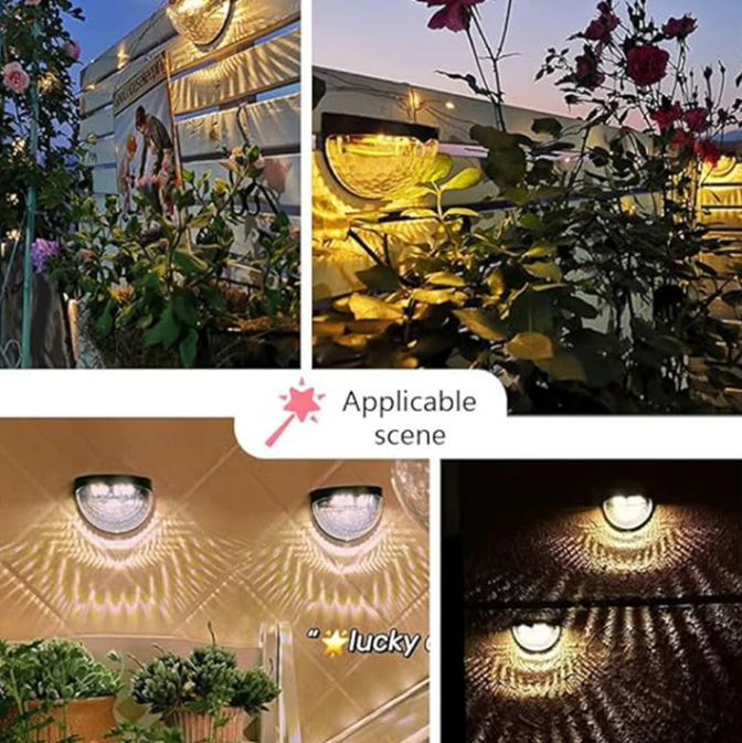 Solar Step Lights – Waterproof Garden Glow in Warm, White & Color Modes