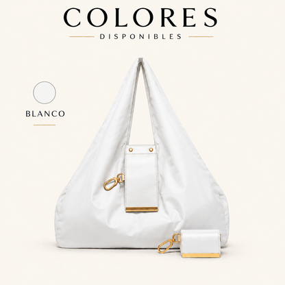 The Tiny Keychain That Turns Into a Full-Size Bag