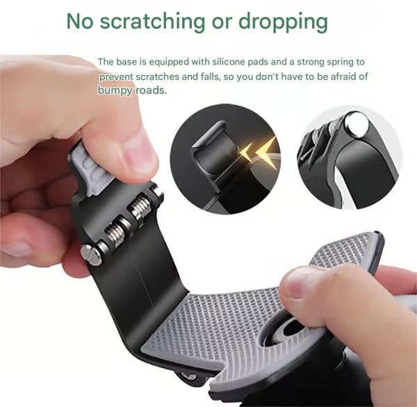 New Arrival 360° Rotating Car Phone Mount – Secure & Adjustable for Easy Viewing
