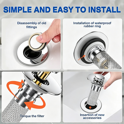 Bathroom Sink Drain Strainer, Pop Up Sink Drain Strain, Bathroom Sink Stopper