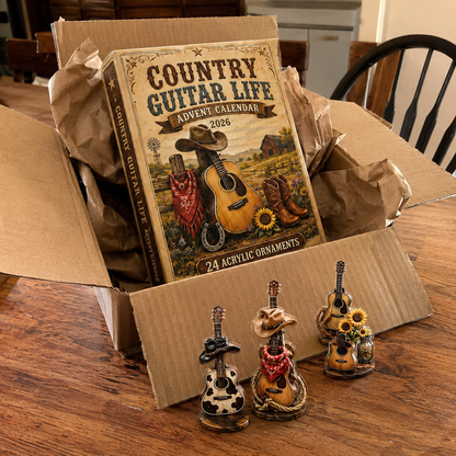 Country Music Advent Calendar 24 Days of Guitar & Western Christmas Magic