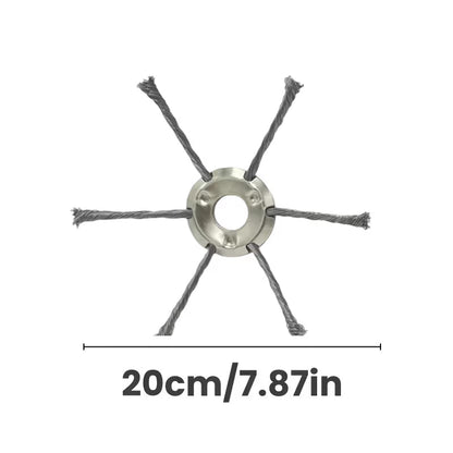 Steel Wire Trimmer Head – Heavy-Duty Weed Cutting Power