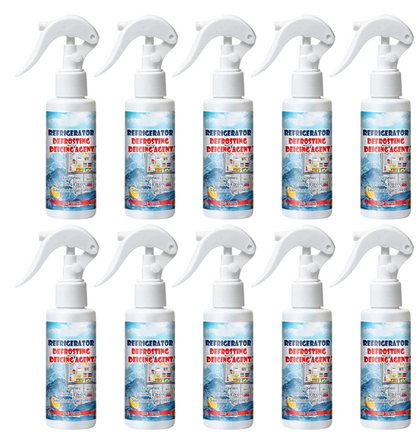 Freezer Ice Remover Spray – Rapid Defrost & Easy Cleaning Free Scraper Included