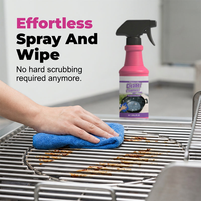 Buy 2 Get 1 Free Powerful Grill Degreaser Spray – Kitchen Grease Killer & Heavy-Duty Clean