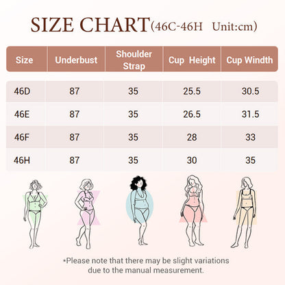 Enchante Floral Lace Plus Size Underwire Unlined Unpadded Minimizer Full Coverage Bra Women's Wear Comfortable Breathable Mesh Cup