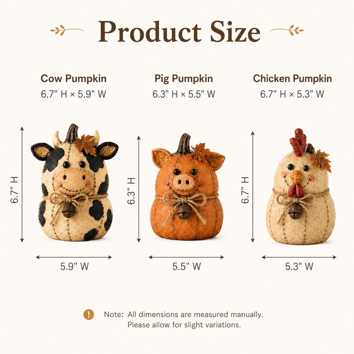 Pumpkin Friends™ Fall Decor Set – Create a Cozy Farmhouse Autumn Home This Season