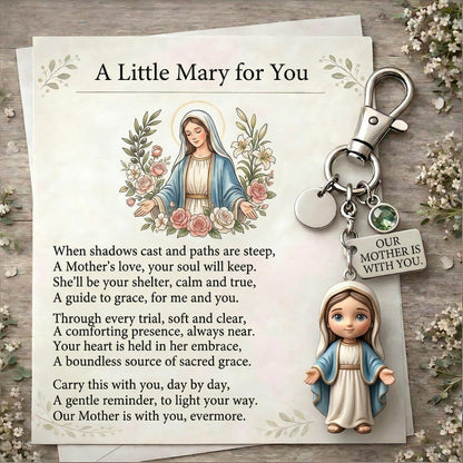 "A Little Jesus for You" - Comforting Pocket Reminder Keychain & Poem Card Gift Set