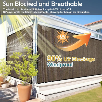 Black UV Resistant Sun Shade Net for Garden & Backyard
