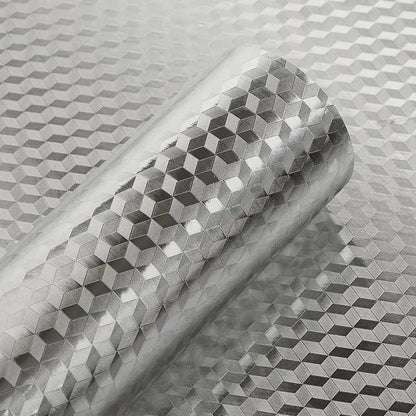 40cm×3m Waterproof Aluminum Foil Self Adhesive Wallpaper