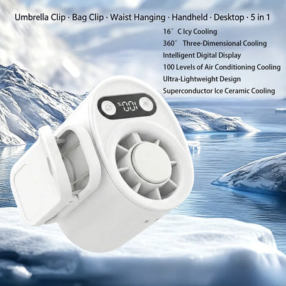 2026 HOT SALEPortable Cooling Clip-On Fan - Rechargeable Clip Fan