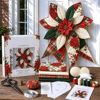 Last Day 50% OFF- Large Patchwork Bow Sewing Kit (Beginner-Friendly)