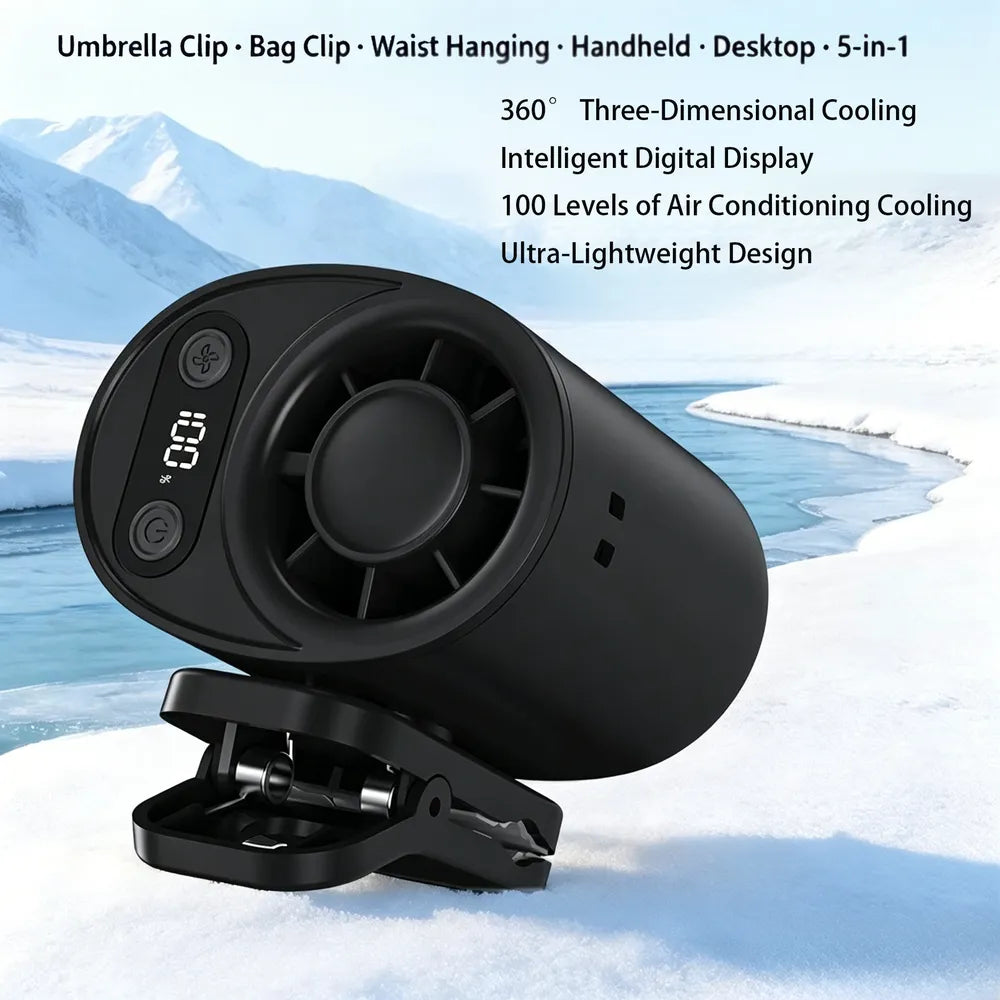 2026 HOT SALEPortable Cooling Clip-On Fan - Rechargeable Clip Fan