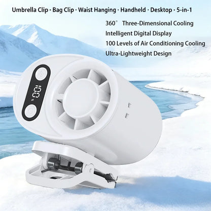 2026 HOT SALEPortable Cooling Clip-On Fan - Rechargeable Clip Fan