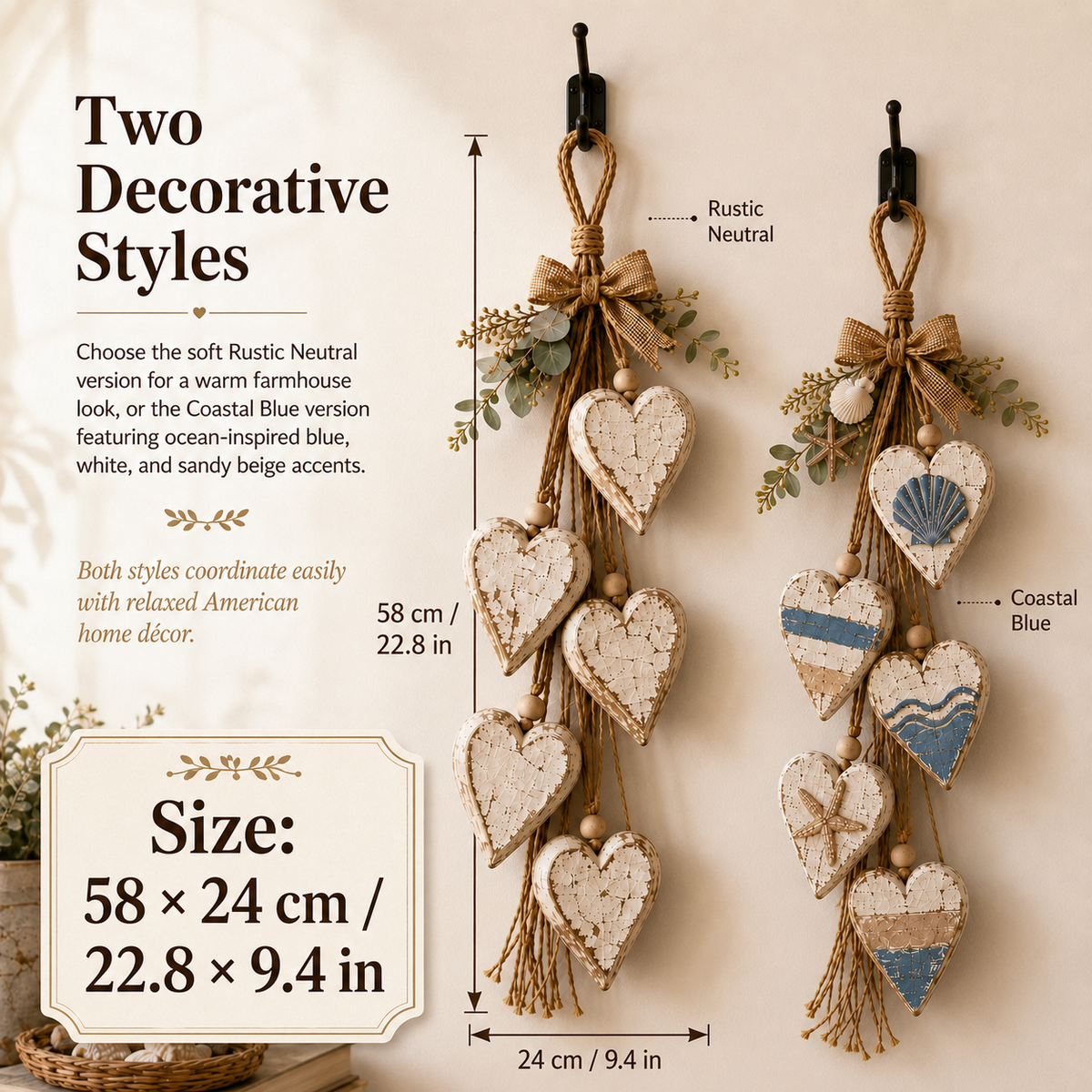 Hanging Heart Wall Decor