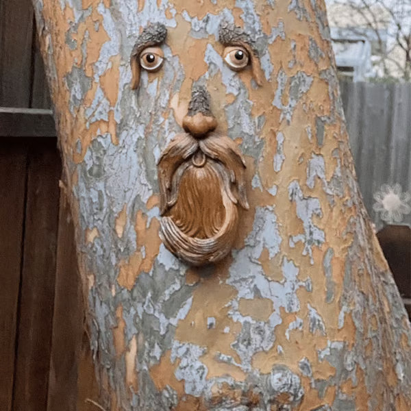 53%OFF Whimsical Tree Face Bird Feeder – Resin Garden Art Decor