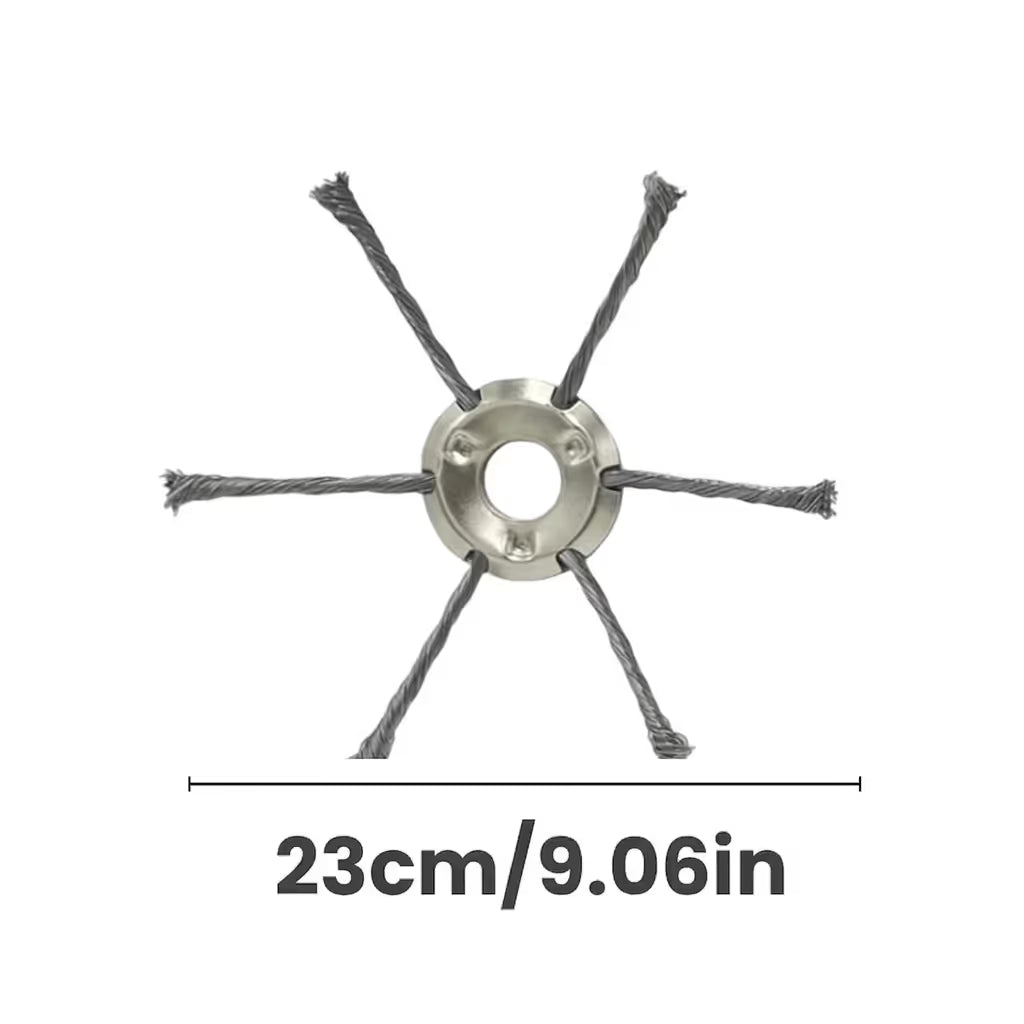 Steel Wire Trimmer Head – Heavy-Duty Weed Cutting Power