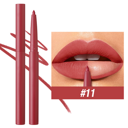 12-Color Matte Lip Liner Set- Define Your Lips with Confidence