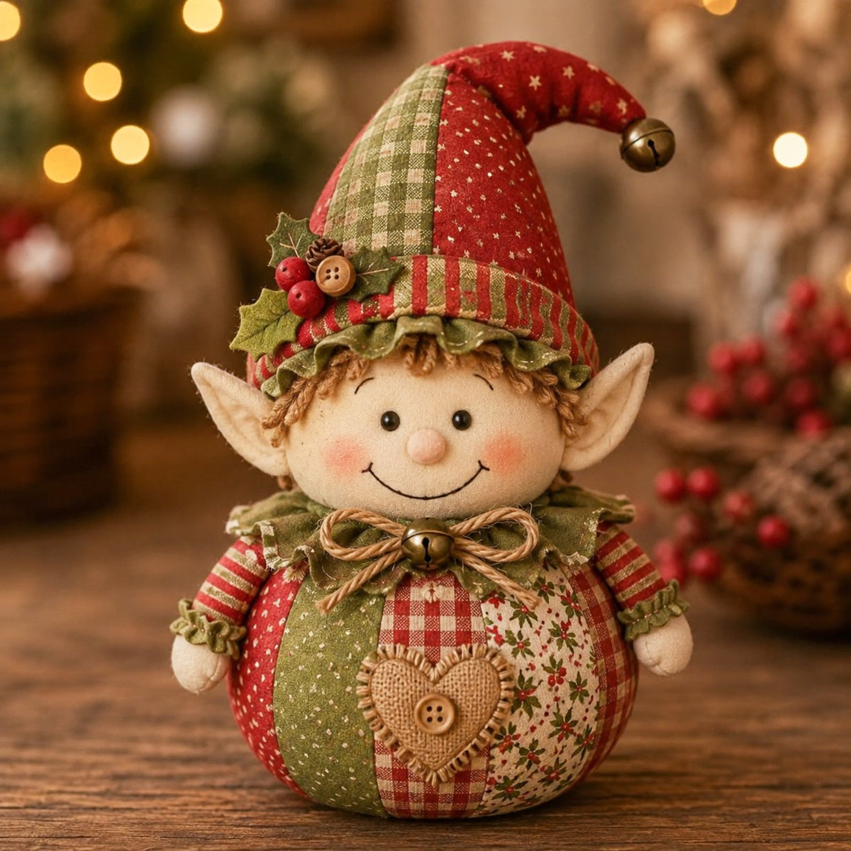 Last Day 49% OFF - Patchwork Fabric Doll DIY Kit