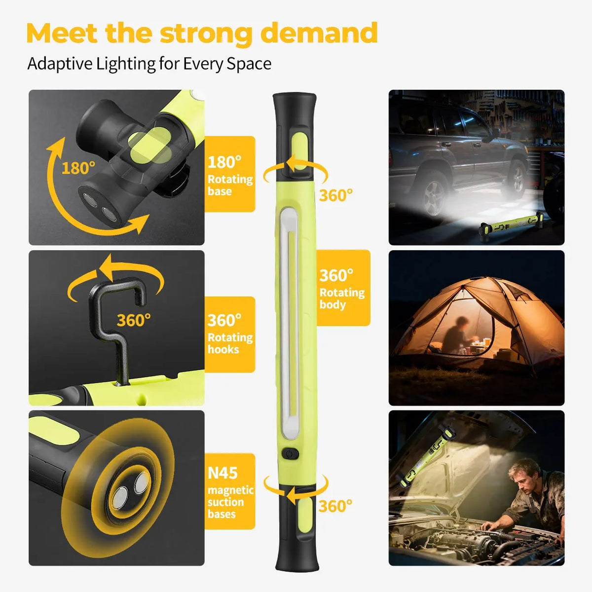 LAST DAY 49% OFFUnder‐Hood Work Light Bar – Give Dad the Gift of a Well‐Lit Garage
