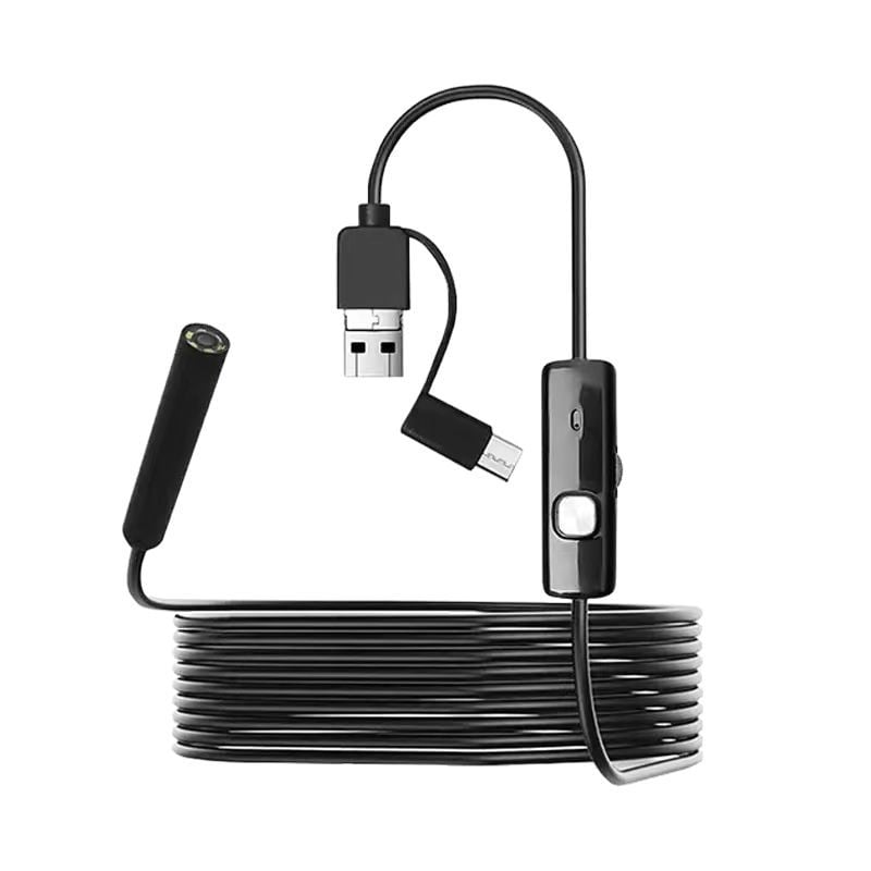 Plug-and-play endoscope camera – Compatible with Android、Windows、Mac(not applicable to Apple systems)