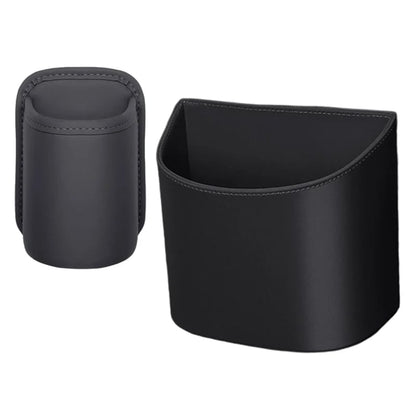 2026 HOT SALE50K+ SOLD! 49% OFF! Leather Car Door Cup Holder – Wide‐mouth opening, easy reach for drinks & phone. Clip‐on secure fit. PU leather, tough & stylish.