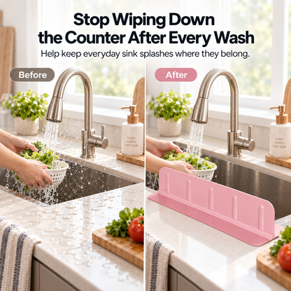 Foldable Sink Splash Guard & Organizer